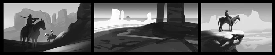 Wild West (Lighting & Mood Storyboard)